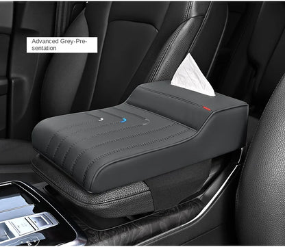 Car armrest heightening leather pillow (suitable for 99% of car models)