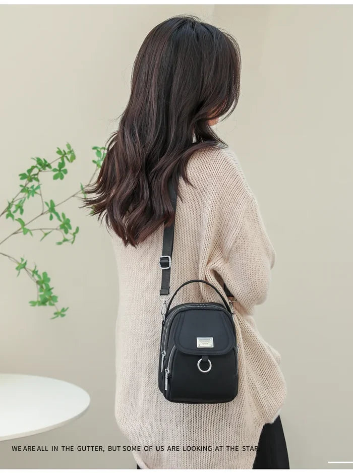 Waterproof Women Crossbody Bag Elegant Oxford Messenger Bags Simple for Work