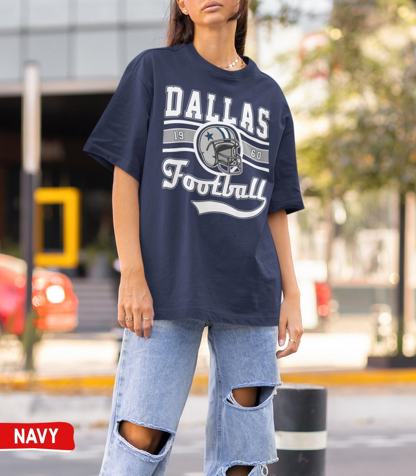 Dallas Football T-Shirt \ Sweatshirt, Vintage Style Dallas Football Shirt, Cowboy Sweatshirt, Dallas Shirt, Football Shirt, Dallas Fans