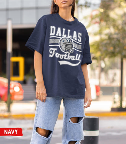 Dallas Football T-Shirt \ Sweatshirt, Vintage Style Dallas Football Shirt, Cowboy Sweatshirt, Dallas Shirt, Football Shirt, Dallas Fans