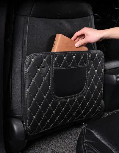 Car Rear Seat Back Anti-kick Pad Car Supplies Anti-dirty Anti-wear Protective Pad Storage Bag