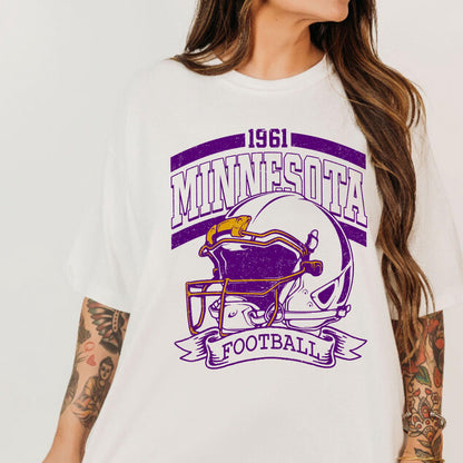 Vintage 90s Style Minnesota Football Sweatshirt, Game Day Shirt, Minnesota Team Football Shirt, Sunday Minnesota, Minnesota Football