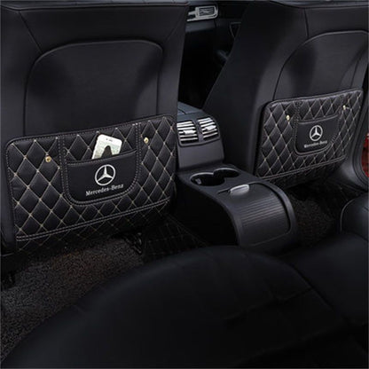 Car Rear Seat Back Anti-kick Pad Car Supplies Anti-dirty Anti-wear Protective Pad Storage Bag