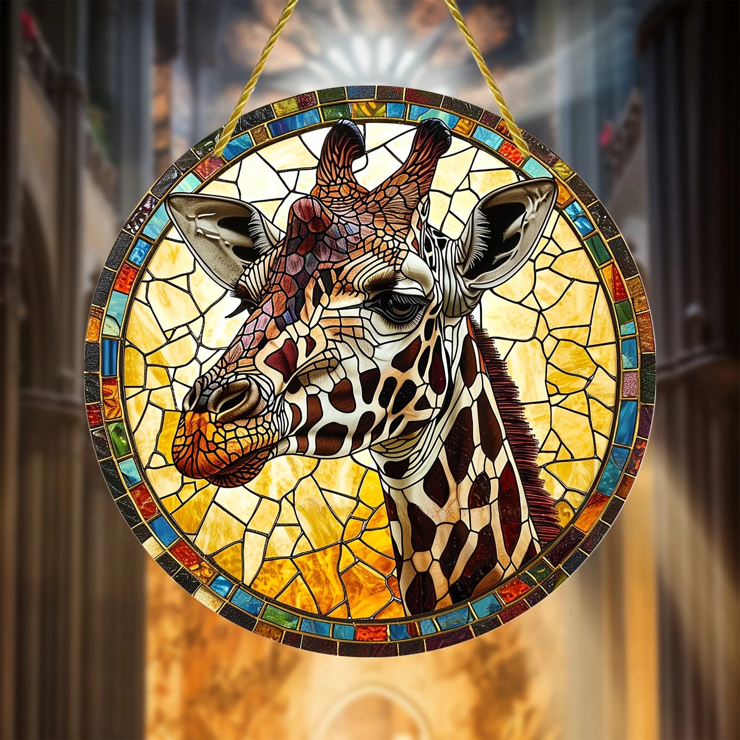 2024 HOT Christmas Gift Idea🎁 Charming Giraffe Acrylic Suncatcher