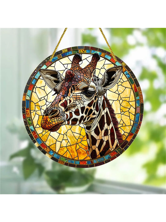 2024 HOT Christmas Gift Idea🎁 Charming Giraffe Acrylic Suncatcher