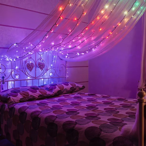 LED Decorative Rainbow curtain lights