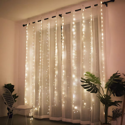 LED Decorative Rainbow curtain lights