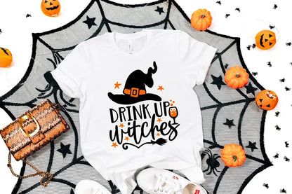 Drink Up Witches Shirt, Halloween Party Shirt, Halloween Party Outfit, Halloween Gift, Halloween Shirts for Women, Matching Halloween Shirts