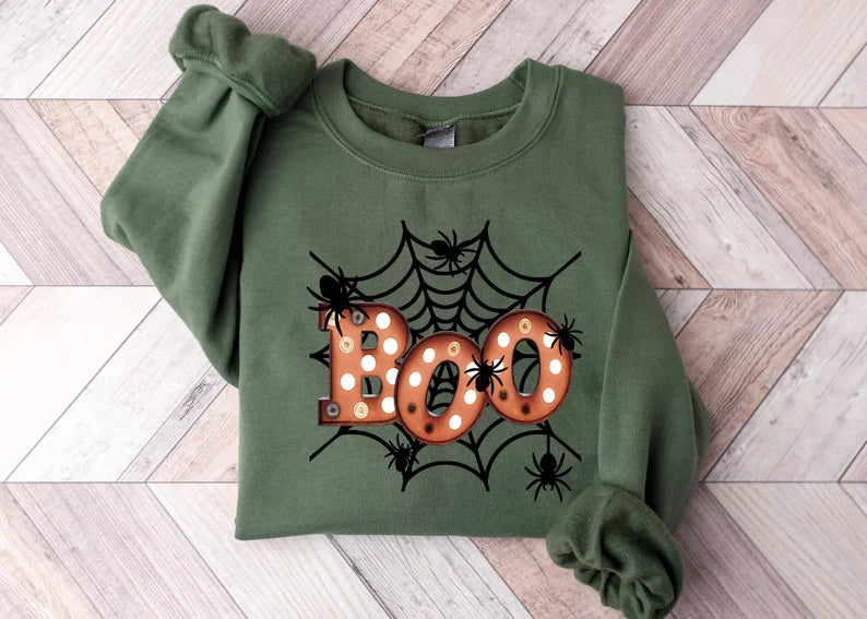 Boo Spider Web Shirt, Boo Shirt, Halloween Shirt, Pumpkin Shirt, That Witch Shirt, Halloween Sweatshirt, Halloween Tees